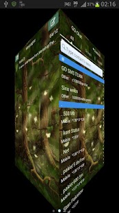 GO SMS Pro Theme forest Buy Screenshots 2