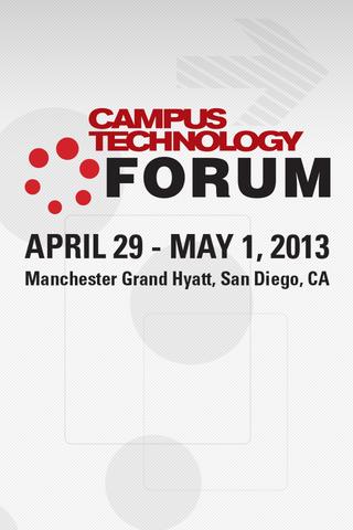 Campus Technology Forum 2013