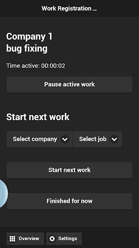 Work Registration App.Blackcan