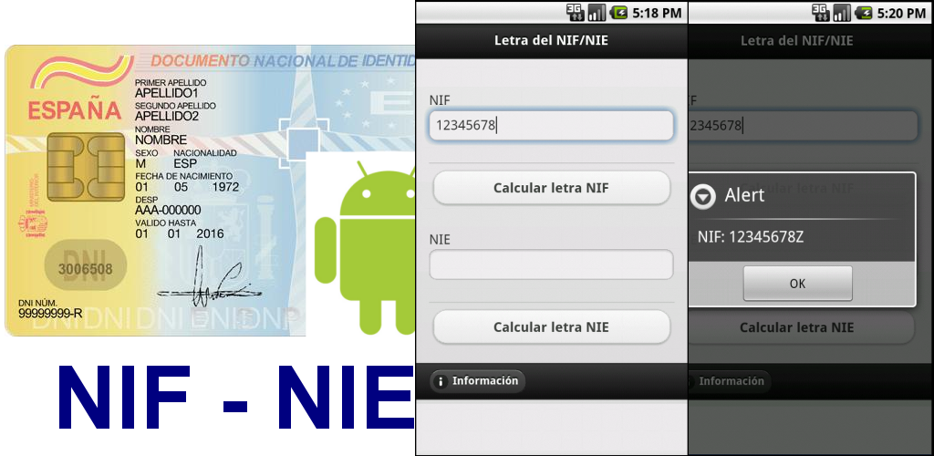 Calcular letra del NIF o NIE - Latest version for Android - Download APK
