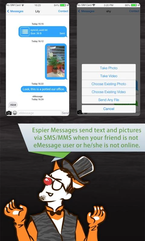 Espier Messages Pro - screenshot