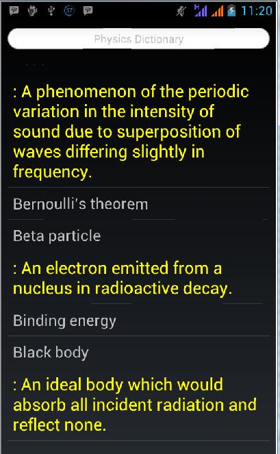 Physics Dictionary  For Pc
