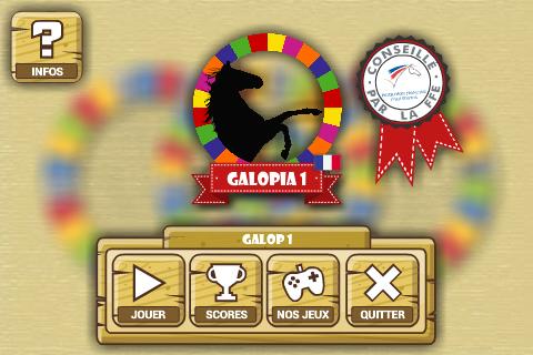 Android application Galopia - Galop 3 screenshort