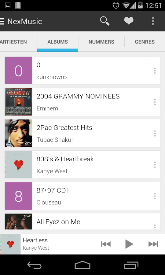 NexMusic + - screenshot