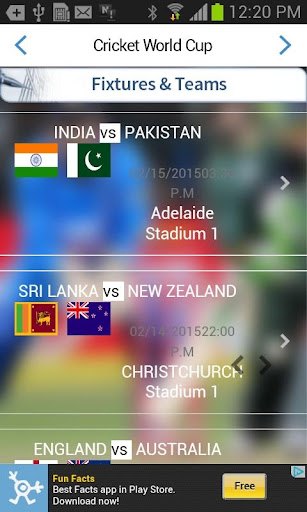 Live Score Cricket World Free