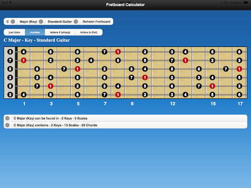 【免費音樂App】Fretboard Calculator-APP點子