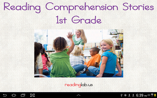 Reading Comprehension Grade 1