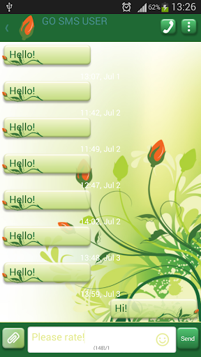 免費下載娛樂APP|GO SMS Proの小さな花 app開箱文|APP開箱王