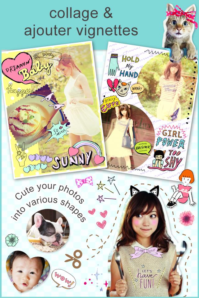 Android application Collage&amp;Add Stickers papelook screenshort