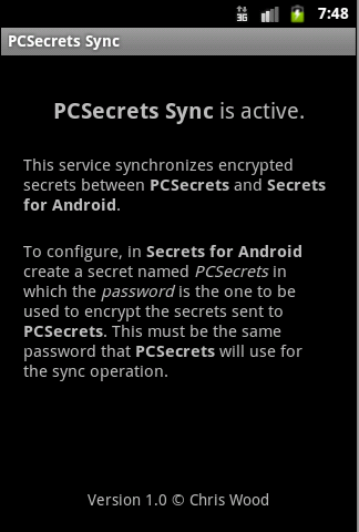 PCSecrets Sync