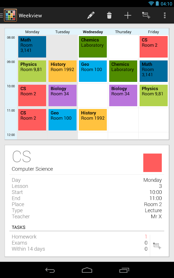 Timetable - Android Apps on Google Play