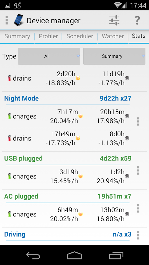 Android Tuner - screenshot