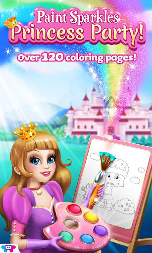 【免費家庭片App】Paint Sparkles:Princess Party!-APP點子