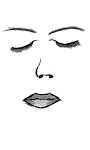 realistic face.