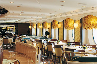 For traditional refined fare, head to La Caravella, one of two main dining rooms aboard MSC Opera. 