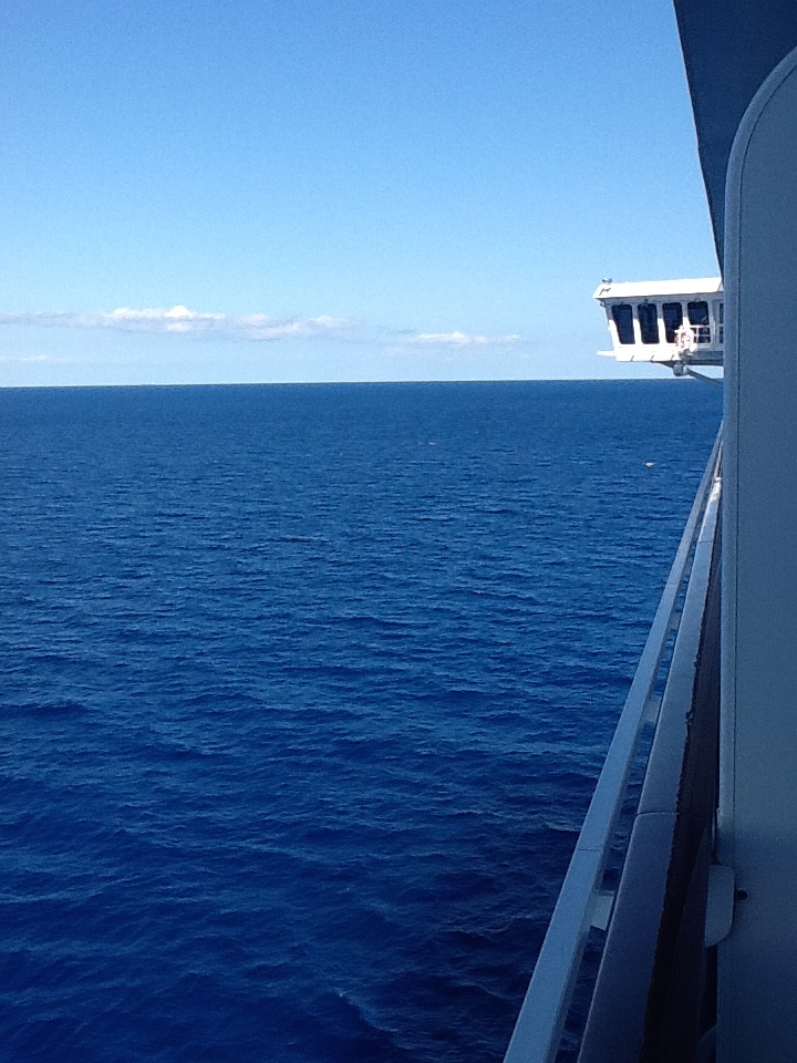 MSC Divina at sea in the Caribbean.