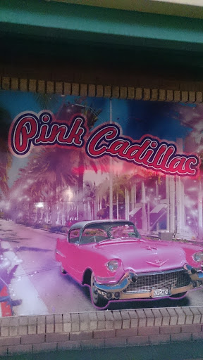 Pink Cadillac Mural