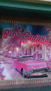 Pink Cadillac Mural