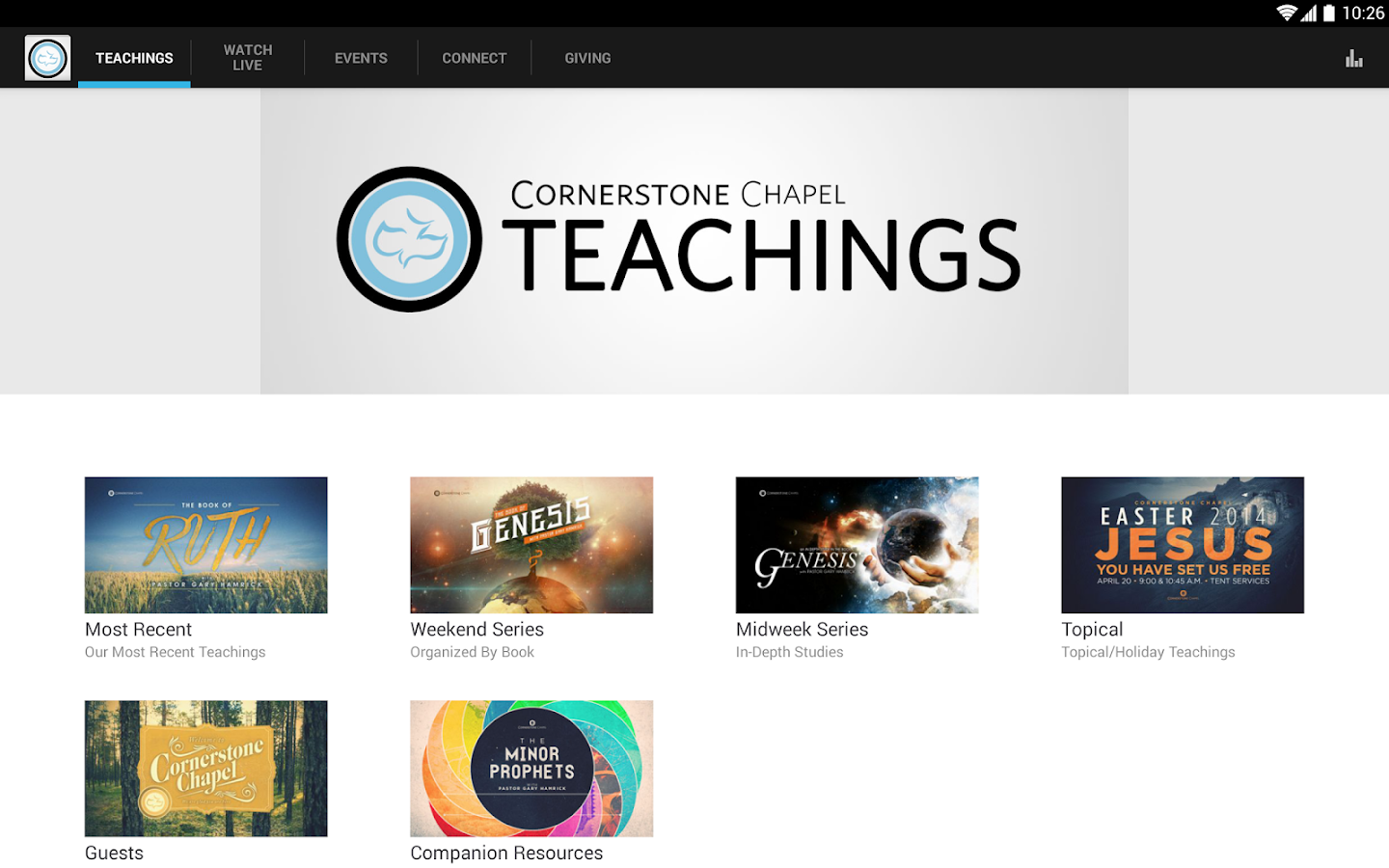 Cornerstone Chapel Android Apps on Google Play