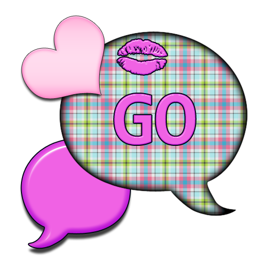 GO SMS THEME/PlaidCloudKisses2 LOGO-APP點子