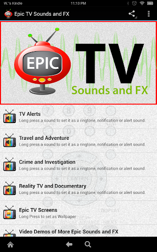 Epic TV Sounds and FX