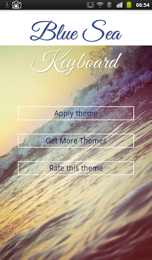 【免費個人化App】Blue Sea Keyboard-APP點子