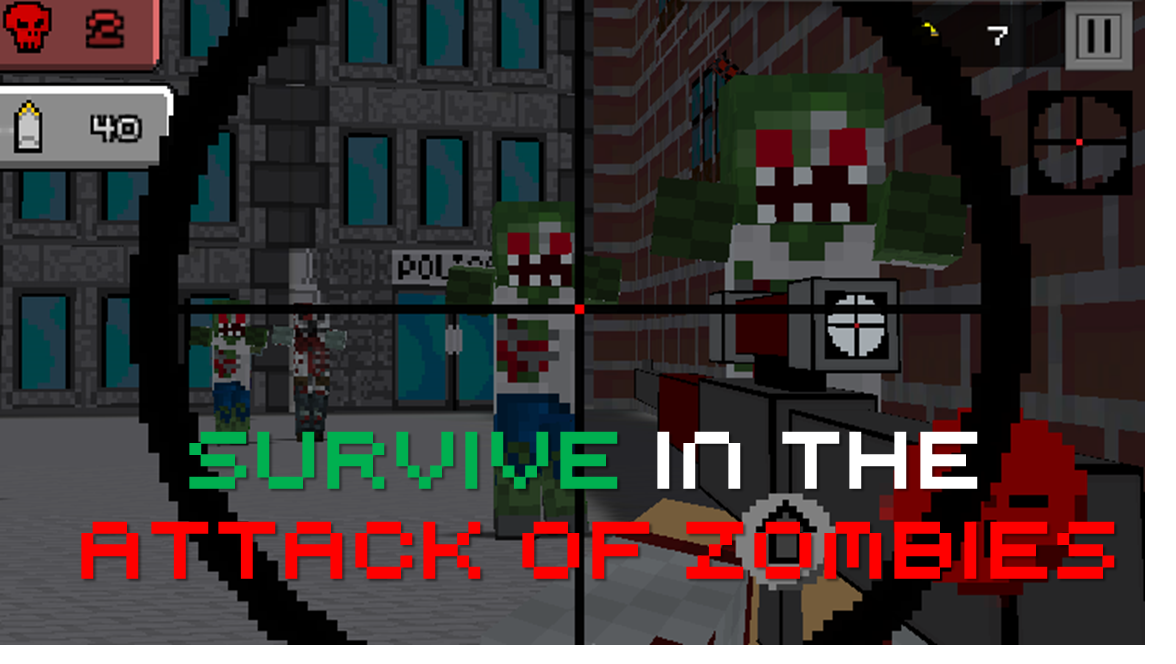   Pixel Sniper Zombie Apocalypse: captura de tela 