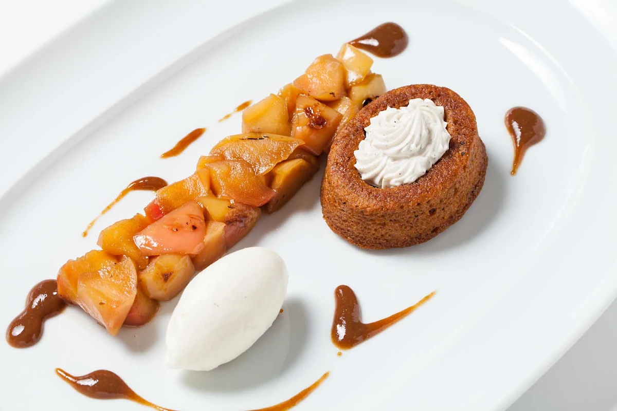 2013_Mar22-A_SPE_CelebrityCruises_8294 - A dish prepared in Celebrity Cruises's Main Restaurant.