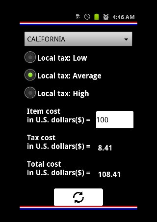 Sales Tax Calculator