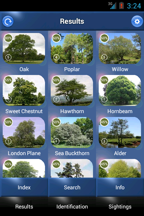 Android application Tree Id - British Trees screenshot