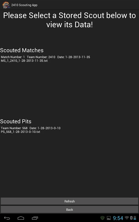    2410 Scouting App (2013 Ver.)- screenshot  