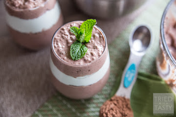 Mint Chocolate Chia Seed Pudding