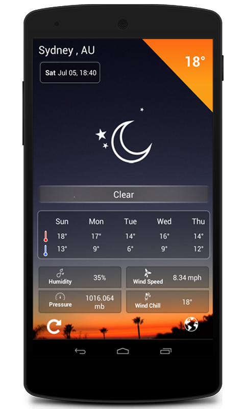 Tempo: Previsão do tempo e Radar - Screenshot