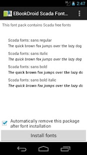 EBookDroid Scada FontPack