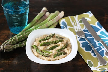Roasted Asparagus Risotto