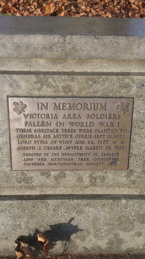 Saanich War Memorial 