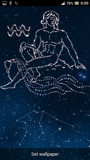 Zodiac Aquarius Live Wallpaper