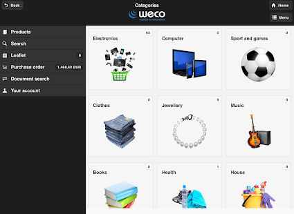 WECO E-Commerce Mobile Demo Screenshots 12