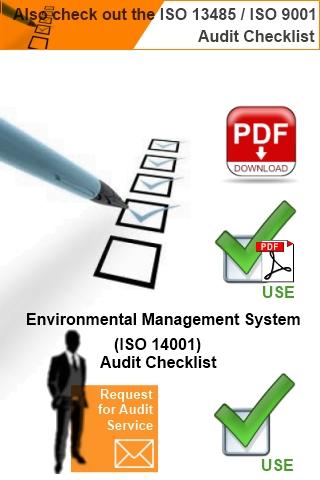 ISO 14001 Audit checklist