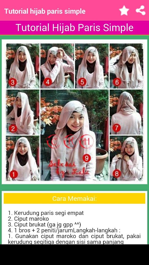 Cara Memakai Jilbab Screenshot