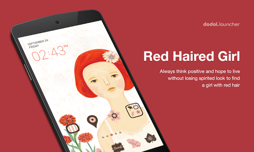 Red-haired girl dodol Theme