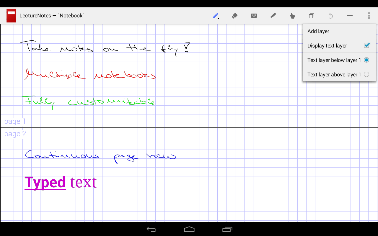LectureNotes - screenshot