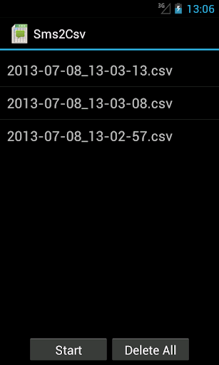 Sms2Csv