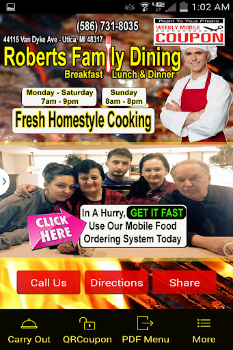 Roberts Family Dining