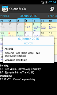 Kalendár SK Screenshots 3