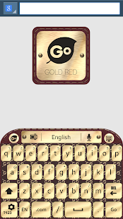 How to install Gold Red Go Keyboard patch 1.0 apk for laptop