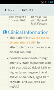 ASCVD Risk Calculator Screenshots 4