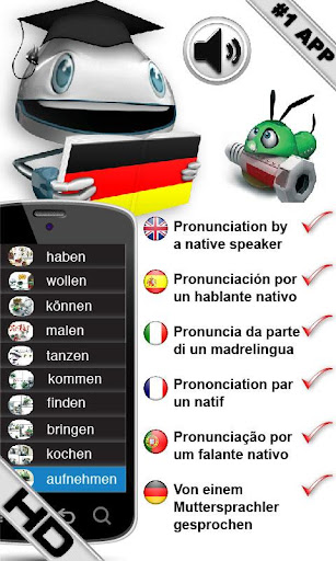 German Verbs HD LearnBots