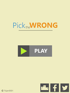 Pick The Wrong