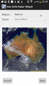 Australia Weather Radar Widget screenshot 1